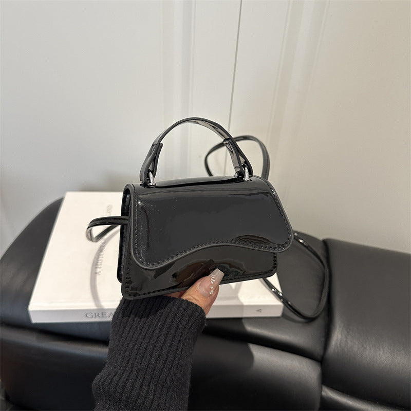 Miniature Crocodile-Textured Handbag — product view 5