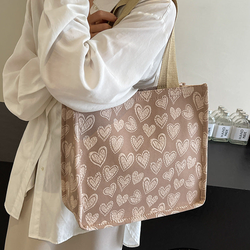 Heart-Embroidered Utility Tote — product view 5