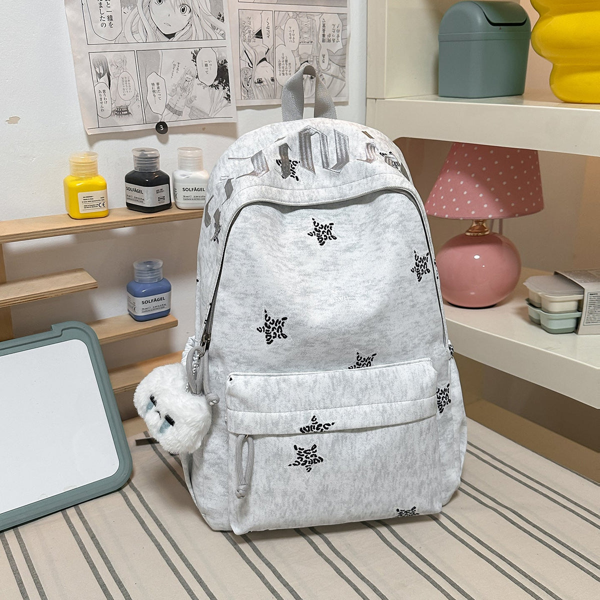 Decorative Floral Patterned Backpack LoungeYard — product view 7