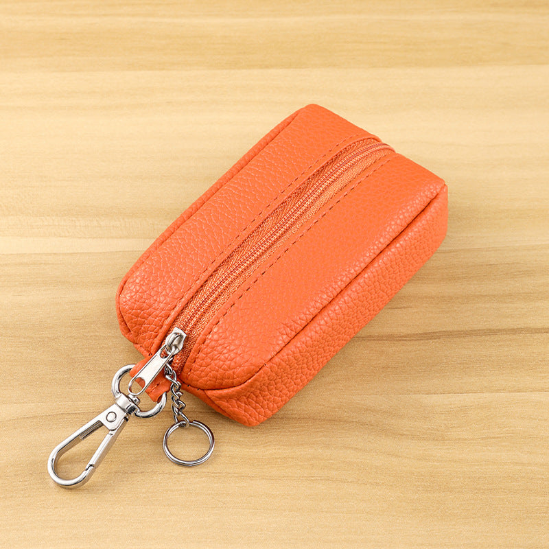 Compact Multifunctional Zippered Coin Pouch — product view 1