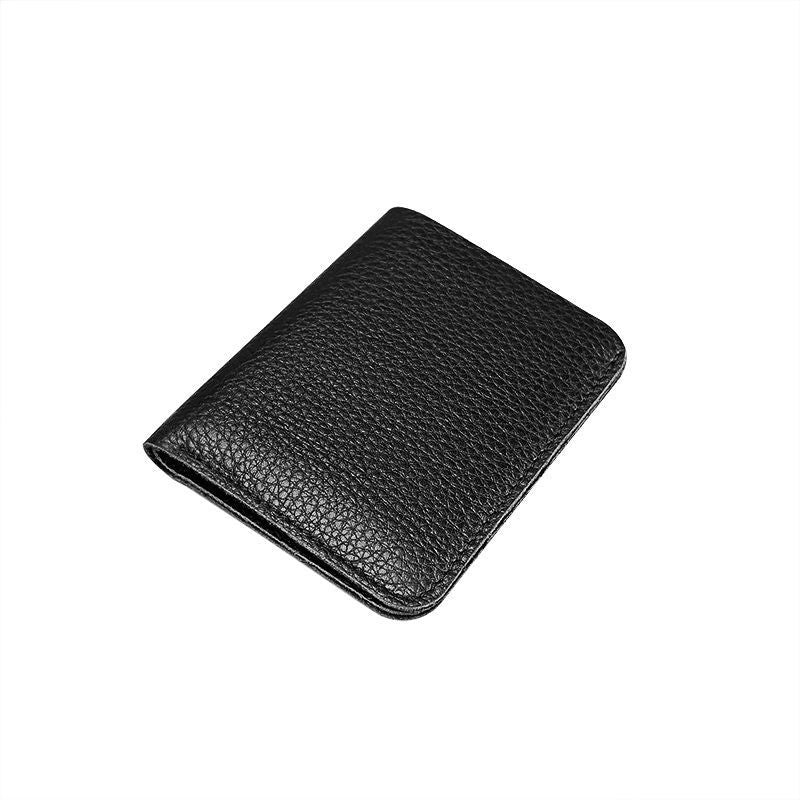 Textured Leather Bi-Fold Wallet LoungeYard — product view 3