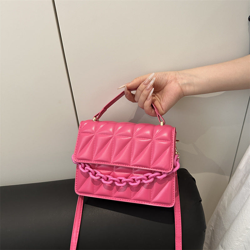 Quilted Mini Satchel Handbag LoungeYard — product view 2