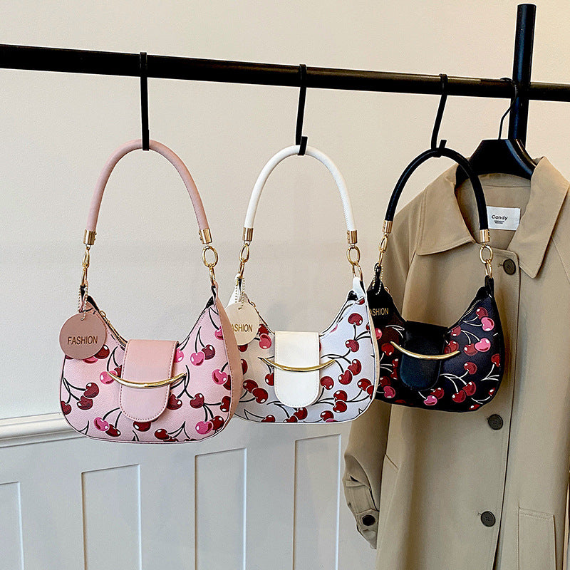 Chic Cherry Print Handbag — product view 4