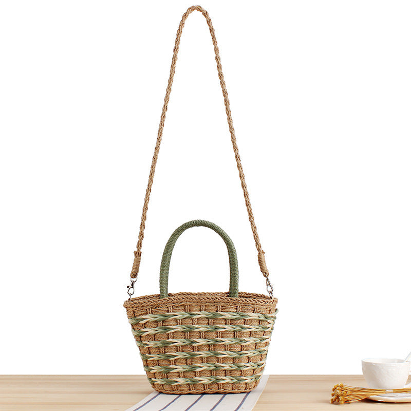Braided Designer Handbag with Removable Shoulder Strap LoungeYard — product view 6