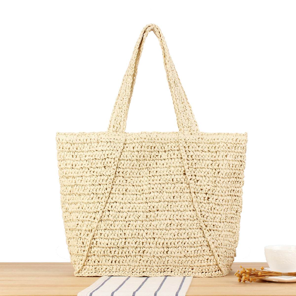 Large Braided Shopping Bag LoungeYard — product view 5