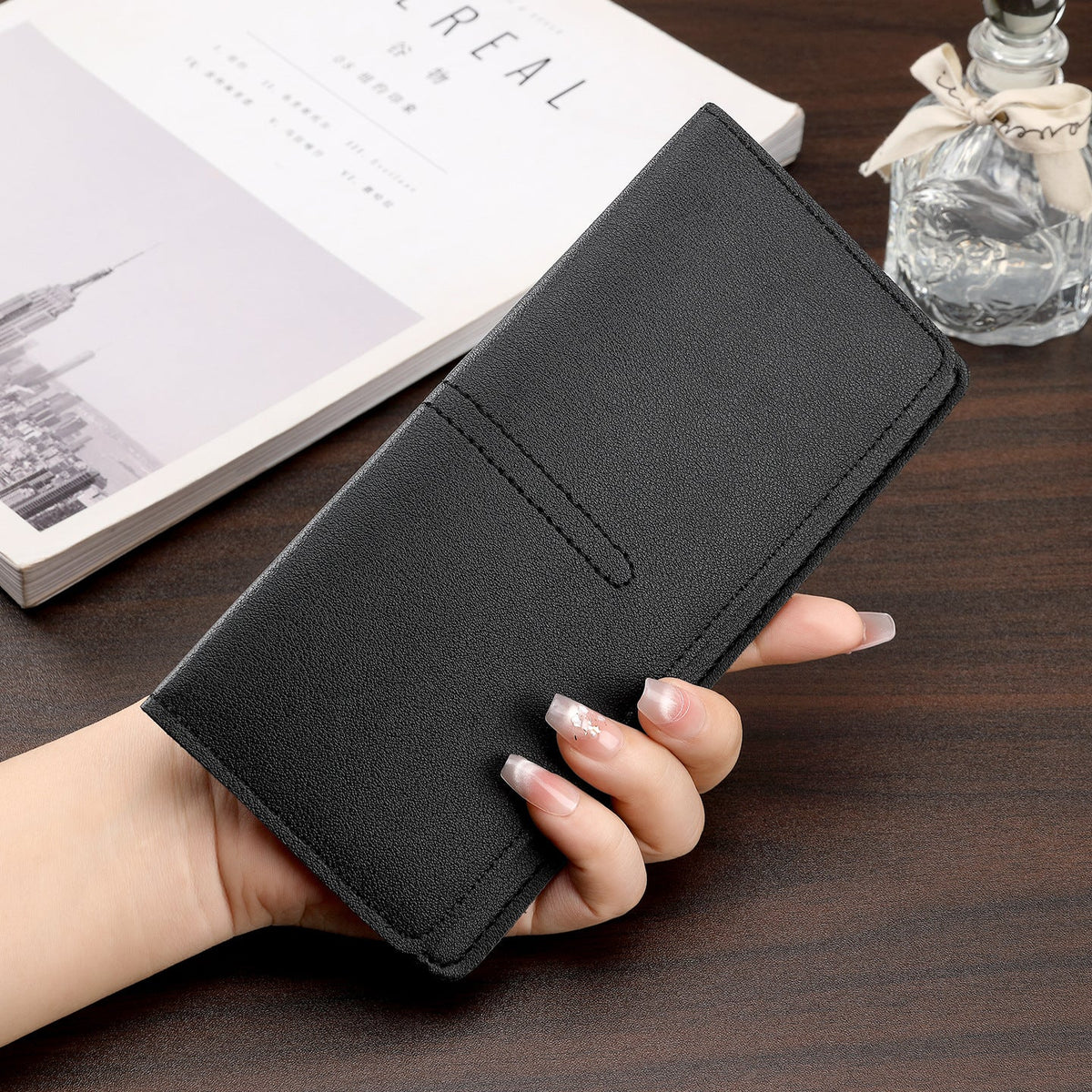 Elegant Textured Leather Wallet — product view 4