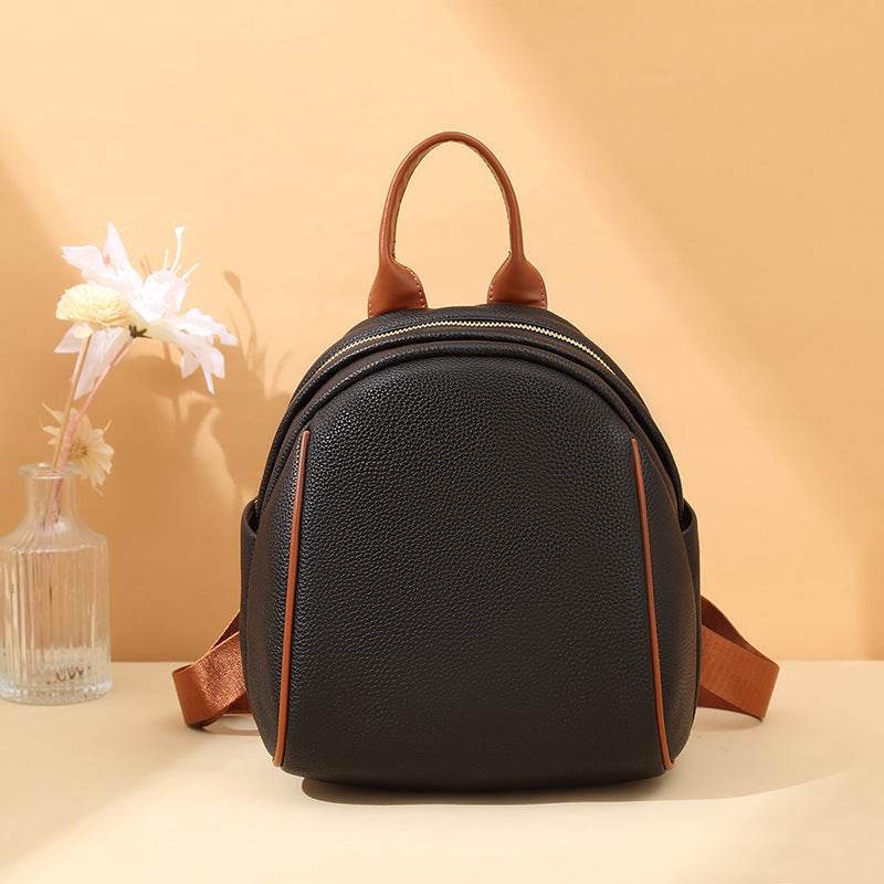 Stylish Textured Mini Backpack LoungeYard — product view 1