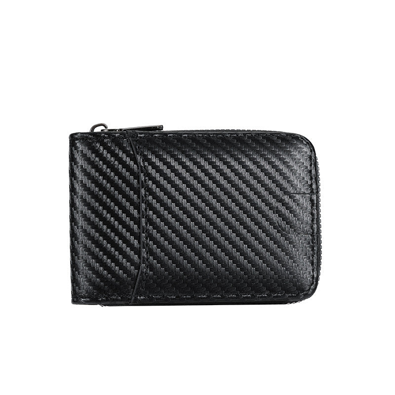 Carbon Fiber Zip-Around Wallet LoungeYard — product view 5