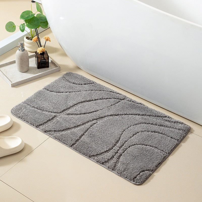 Luxurious Textured Bath Mat Bowlift — product view 3
