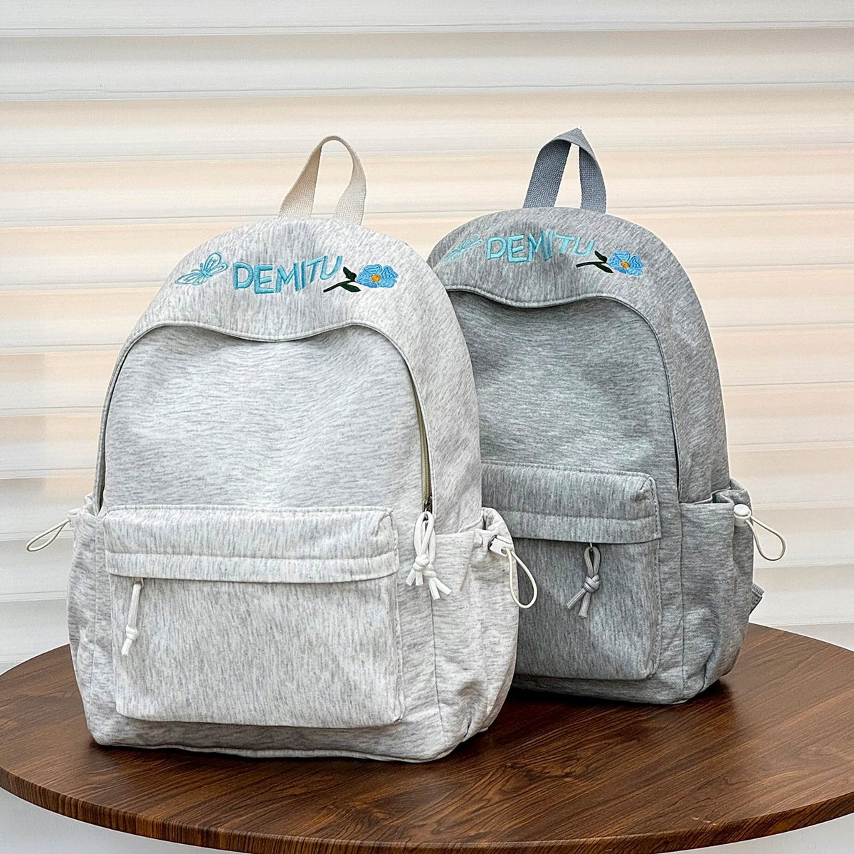 Casual Embroidered Backpack LoungeYard — product view 3