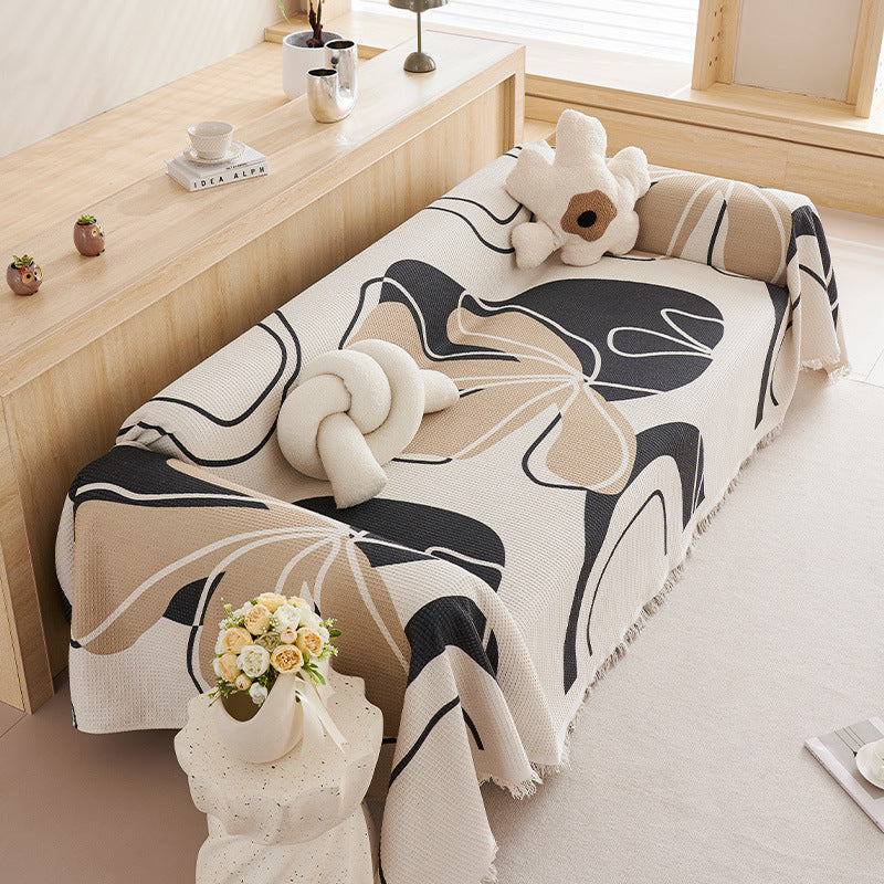 Artistic Patterned Sofa Throw Blanket — product view 1