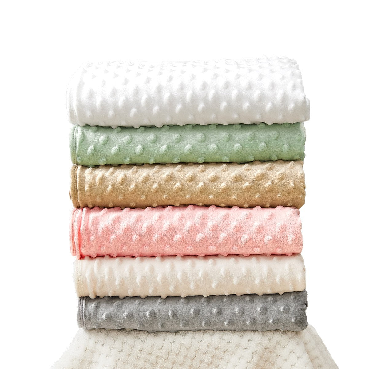 Ultra-Soft Cozy Dot Blanket LoungeYard — product view 5