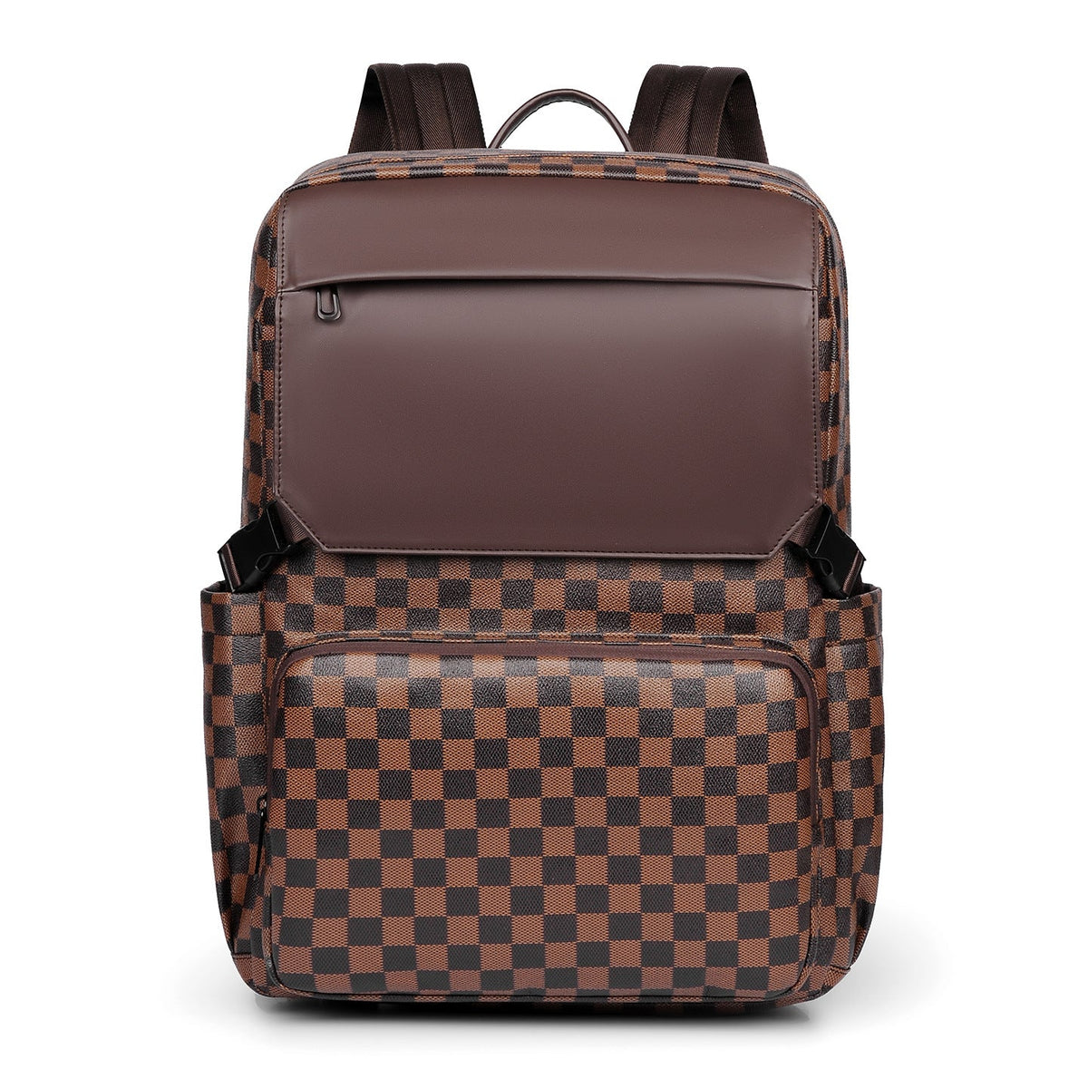 High-Quality Trendy Checkerboard Backpack LoungeYard — product view 2