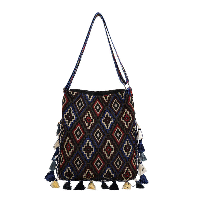 Bohemian Tassel Shoulder Bag — product view 5