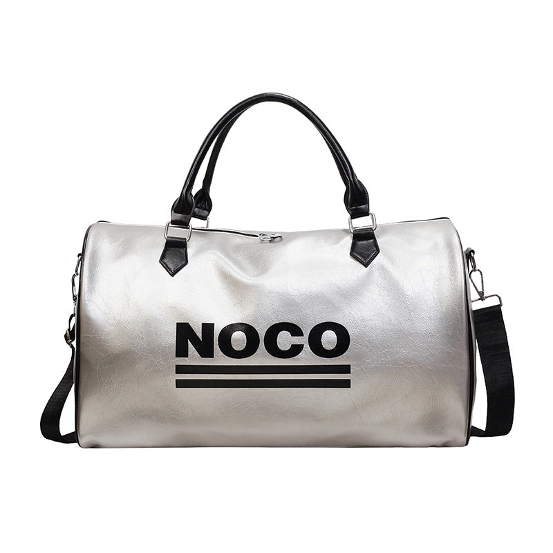 Sleek Metallic Travel Duffel — product view 5
