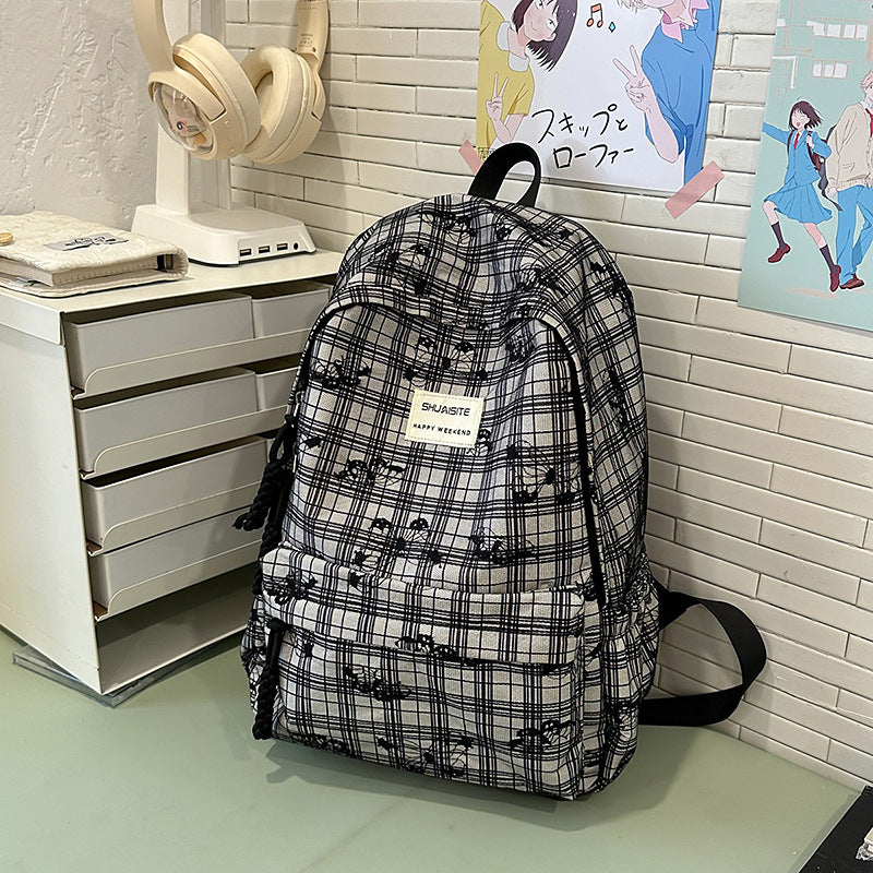 Floral Lace Patterned Backpack — product view 2