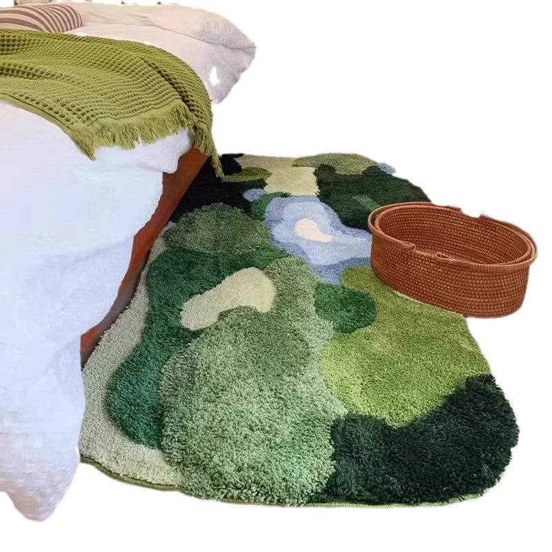 Floral Pattern Bath Mat — product view 4