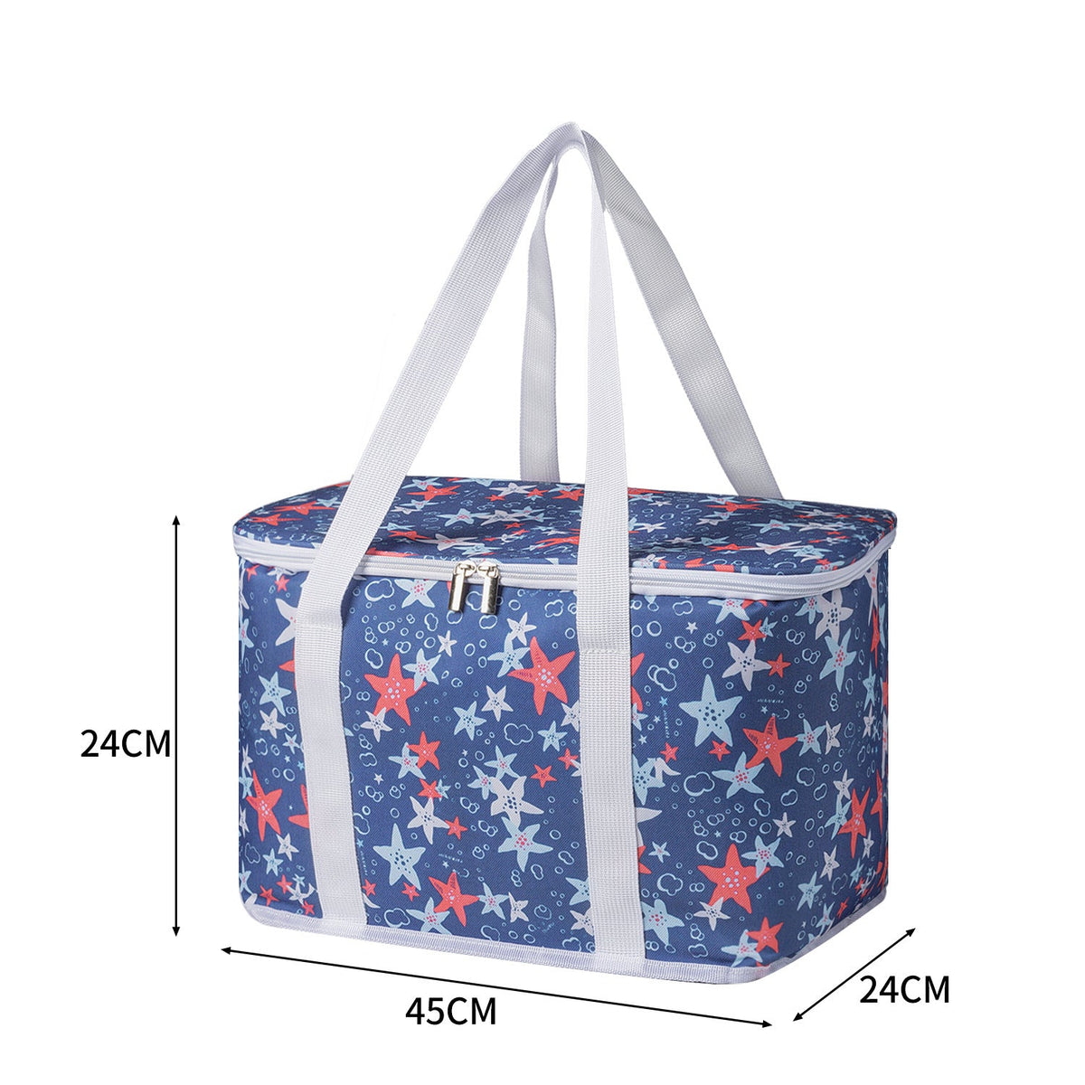 Unisex cooler bag with insulated interior and sturdy handles LoungeYard — product view 3