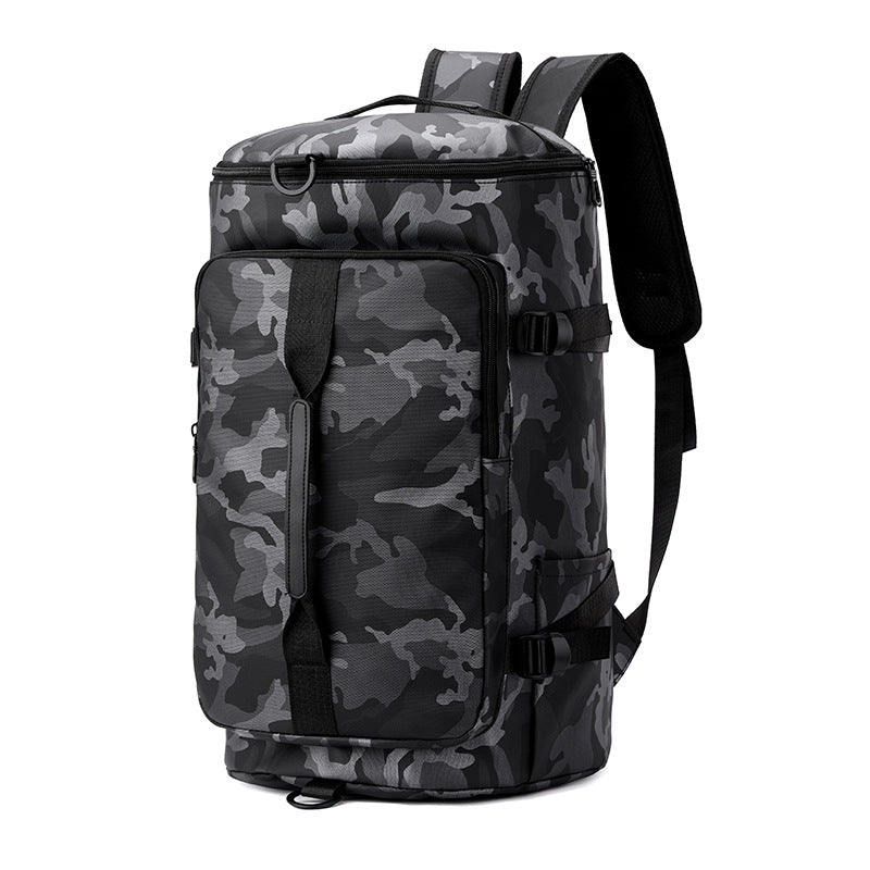 Versatile Camouflage Backpack LoungeYard — product view 3