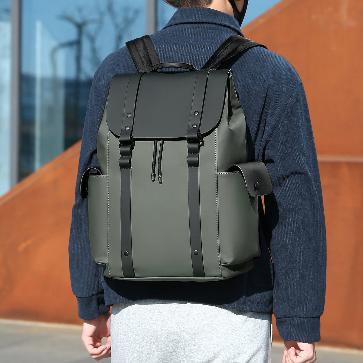 Durable Waterproof Travel Backpack LoungeYard — product view 2