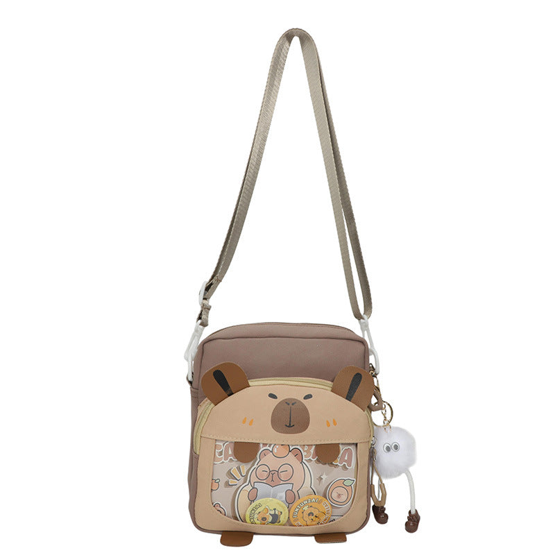 Cute Cartoon Bear Crossbody Bag — product view 2