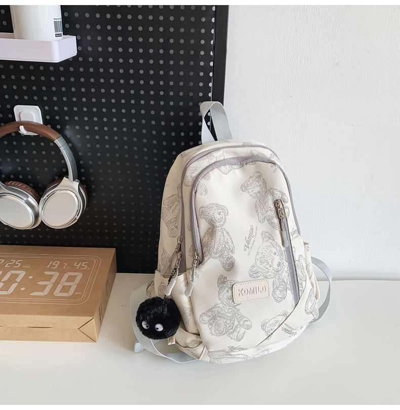 Cute Graphic Illustrated Backpack — product view 1