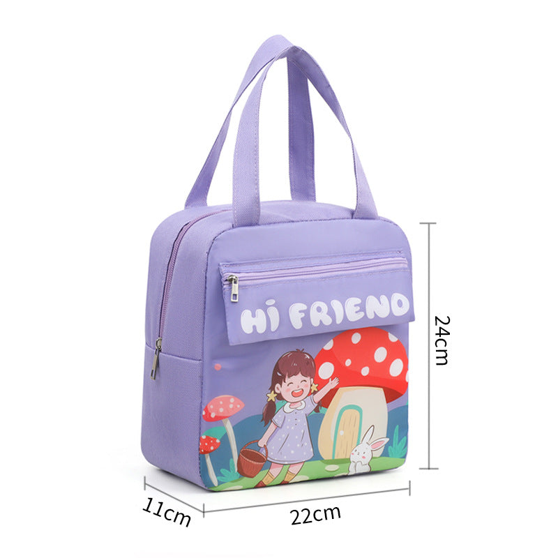 Cartoon-Themed Insulated Lunch Bag LoungeYard — product view 2