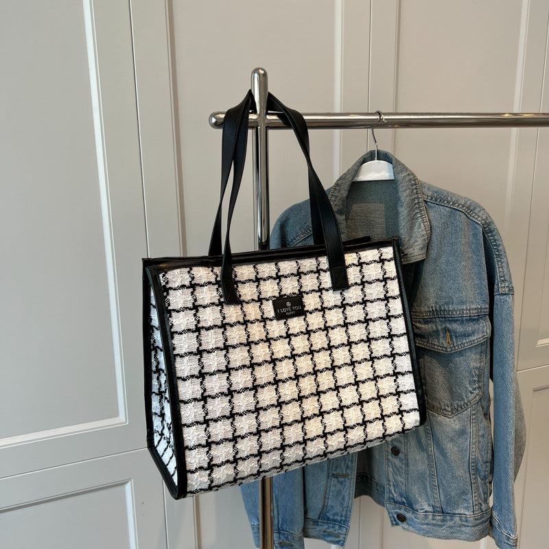 Elegant Textured Tote Bag LoungeYard — product view 6