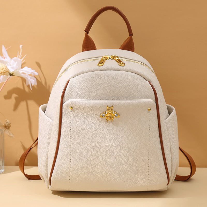 Chic Textured Mini Backpack LoungeYard — product view 1