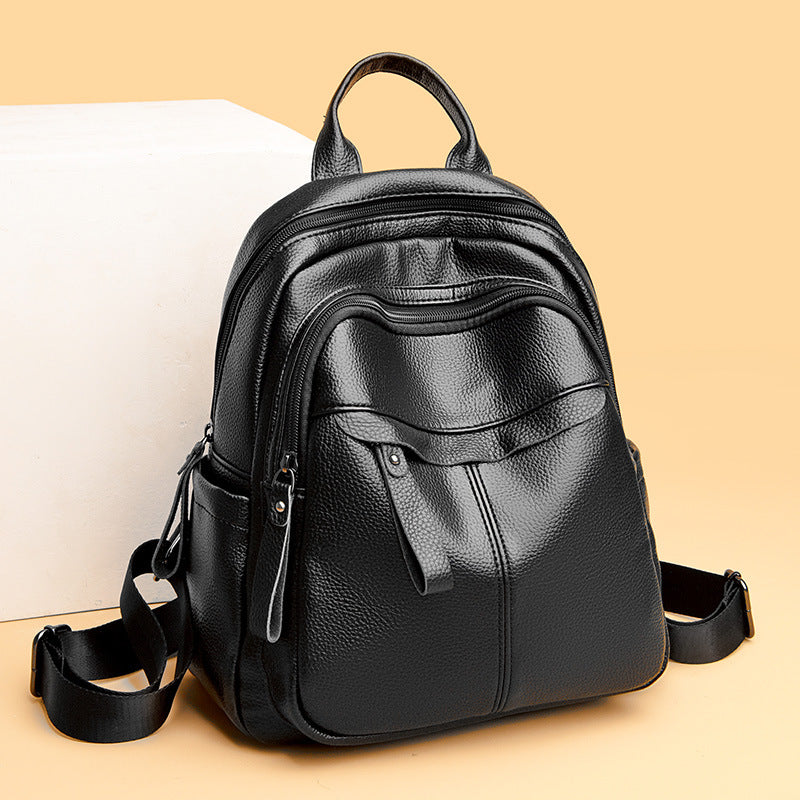 Multi-Compartment Textured Backpack LoungeYard — product view 2