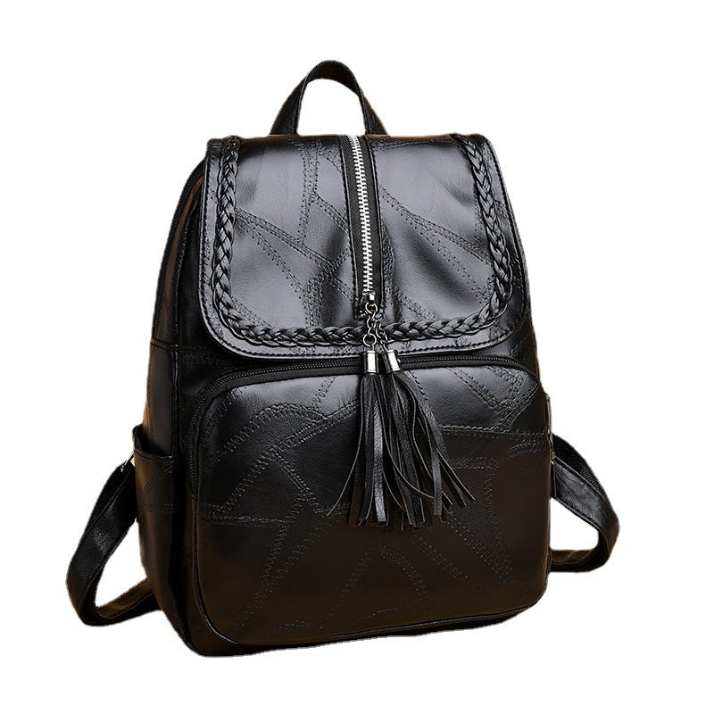 Stylish Textured Backpack LoungeYard — product view 4