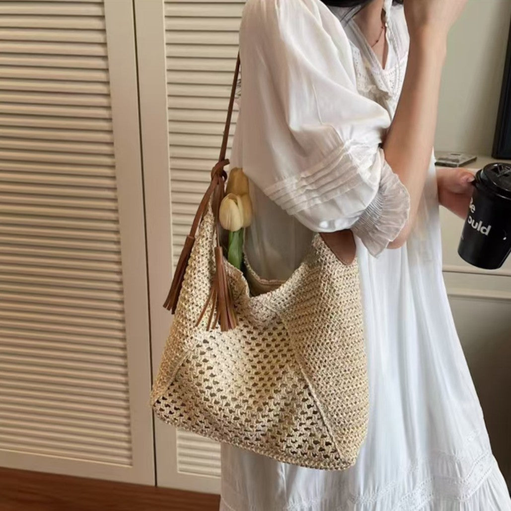 Summer Macrame Shoulder Bag LoungeYard — product view 1