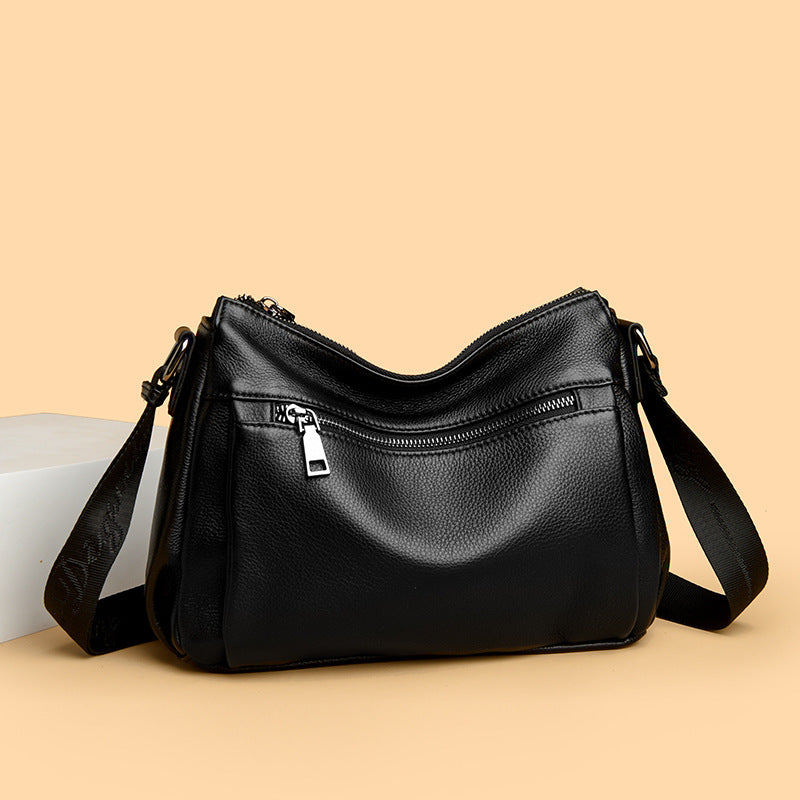 Textured Leather Crossbody Bag LoungeYard — product view 1
