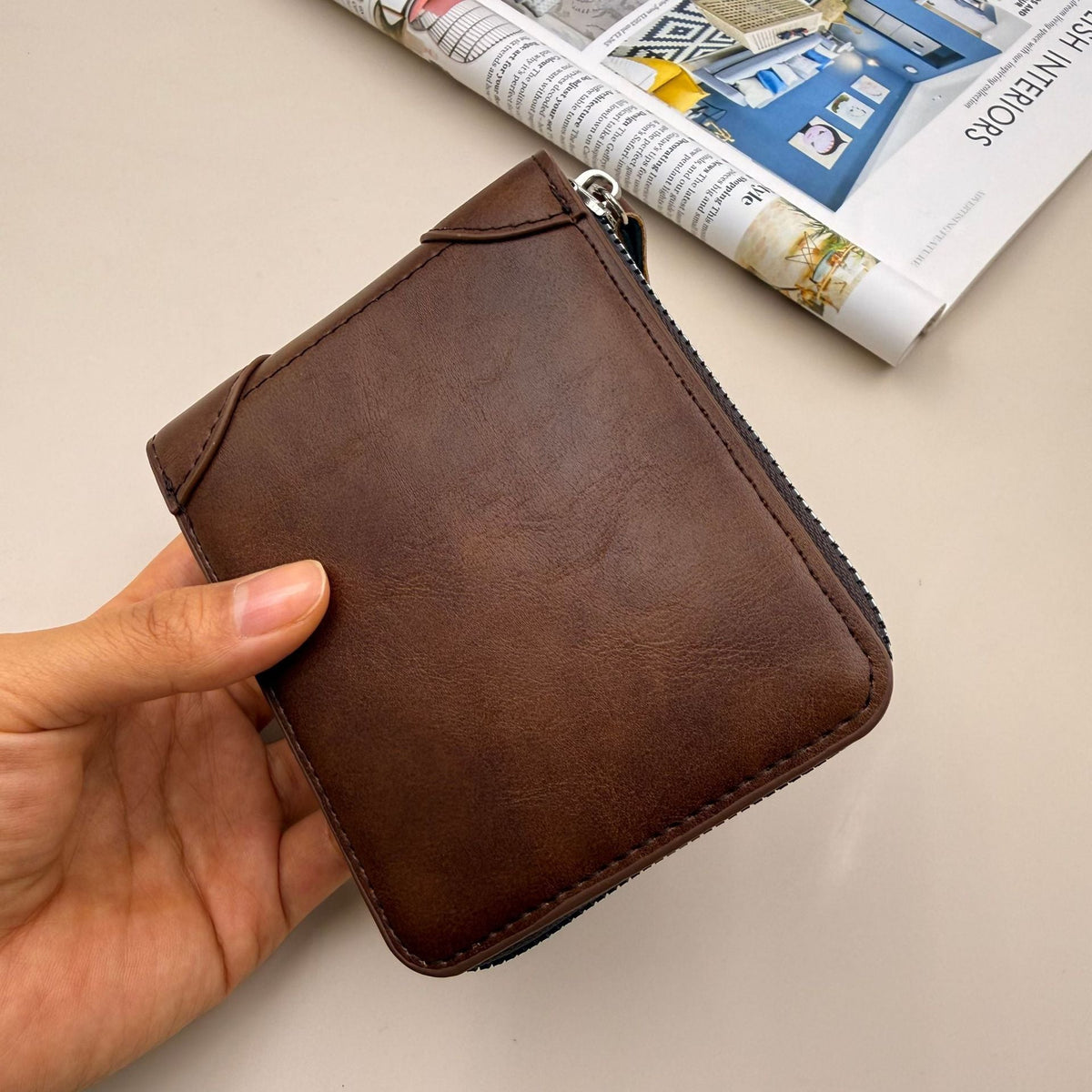 Leather Zip Wallet — product view 1
