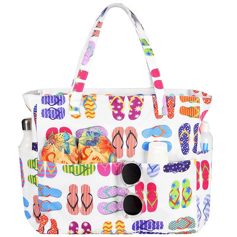 Beach bag with practical storage and sturdy design LoungeYard — product view 1