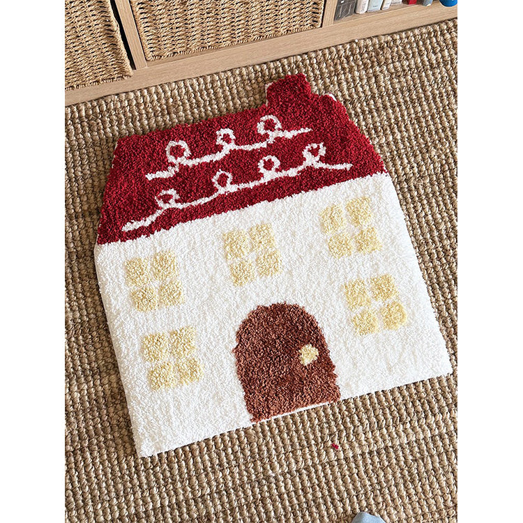 Whimsical House-Shaped Rug Bowlift — product view 3