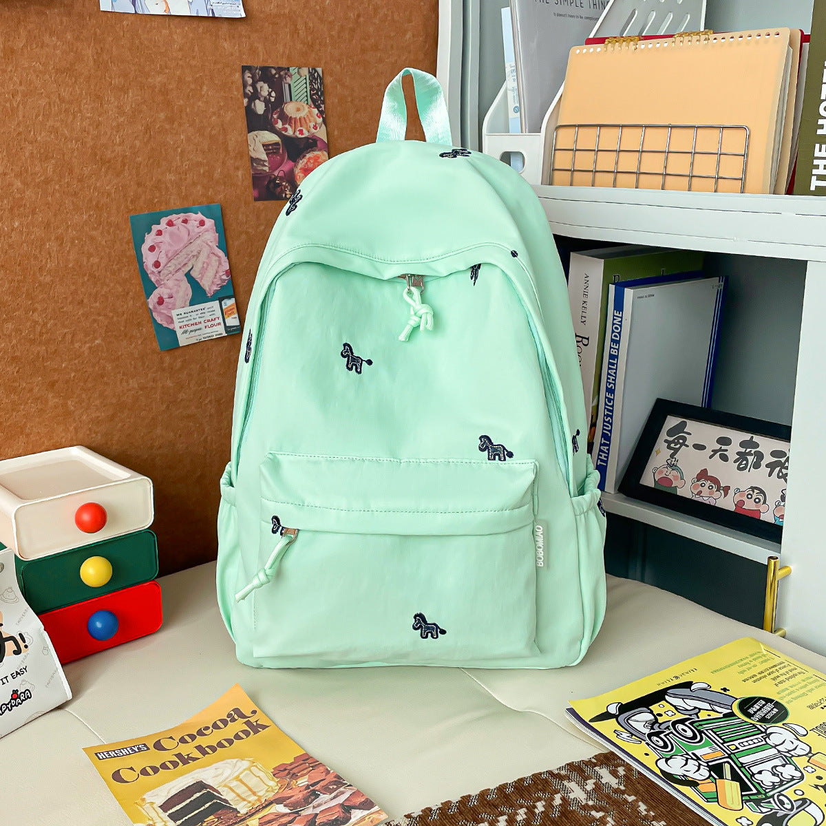 Casual Drawstring Closure Backpack LoungeYard — product view 7