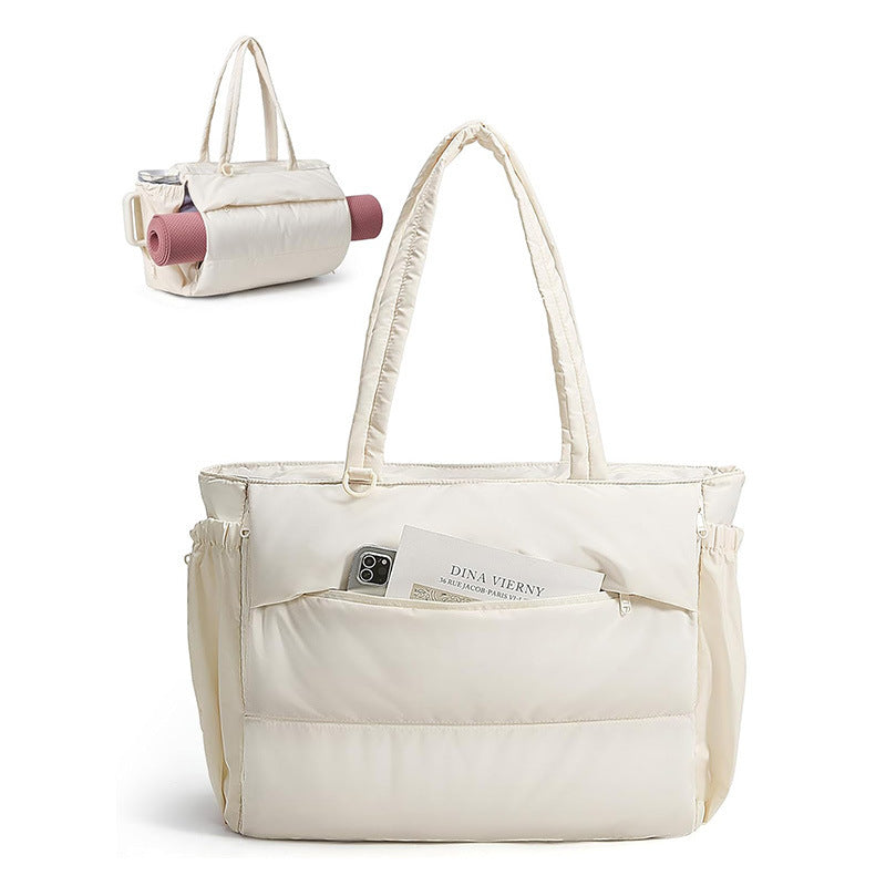 Versatile shopping bag with zip pockets LoungeYard — product view 6