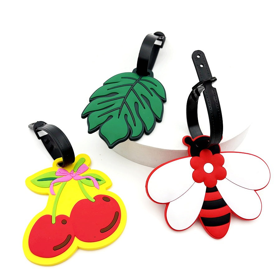 Bee-Themed Luggage Tag LoungeYard — product view 4