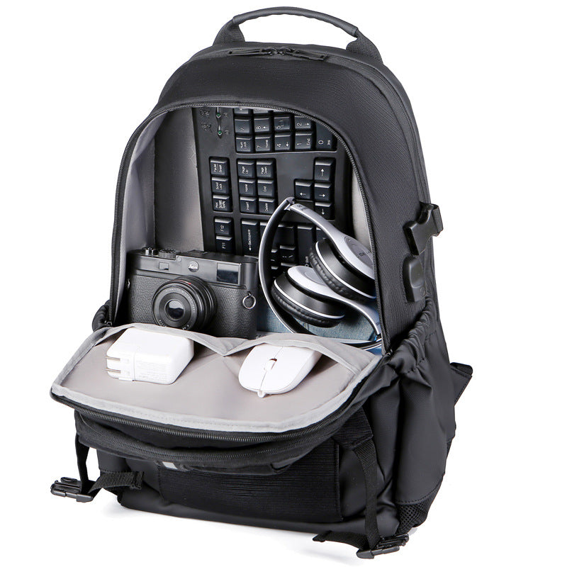 Tech-Enhanced Multi-Compartment Backpack LoungeYard — product view 3