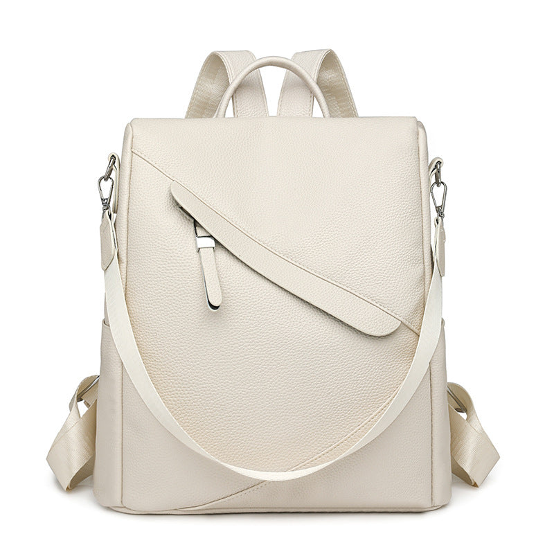 Elegant Leather Laptop Backpack LoungeYard — product view 7