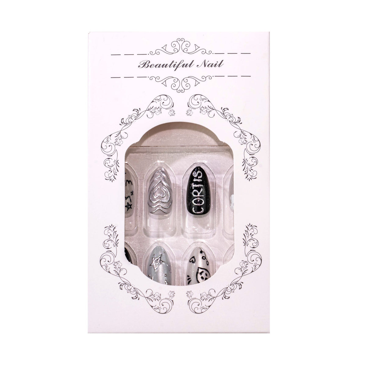 Artistic Patterned Press-On Nail Set — product view 3