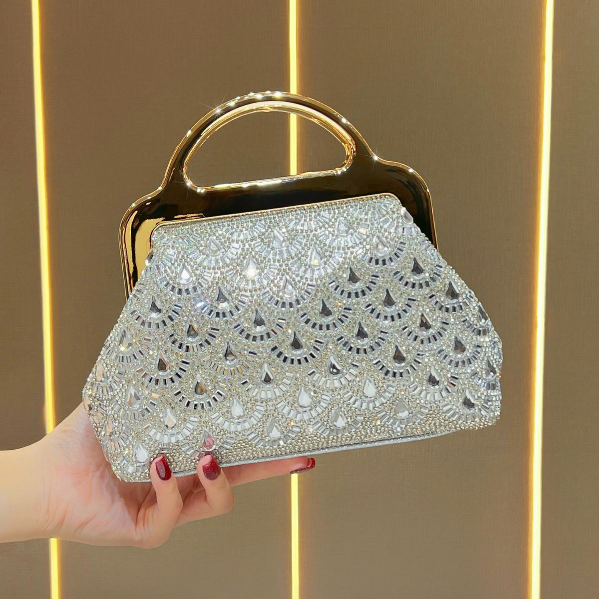 Stylish Embellished Evening Handbag — product view 4