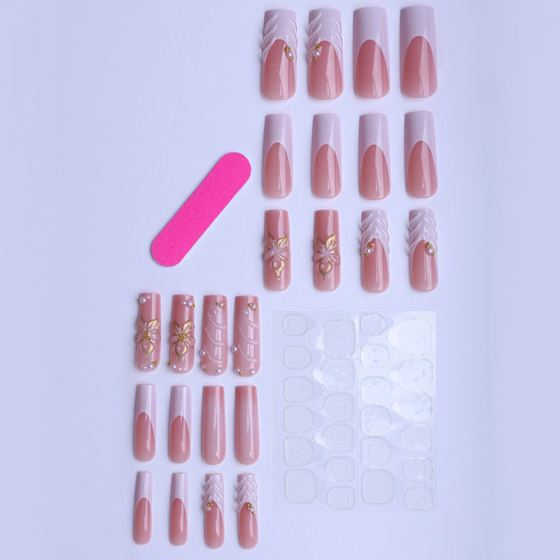 Premium Decorative Long Press-On Nails — product view 2