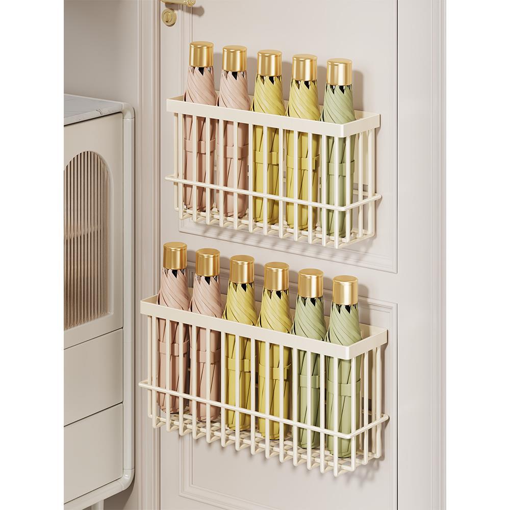 Wall-Mounted Metal Umbrella Organizer for Collapsible Umbrellas — product view 3
