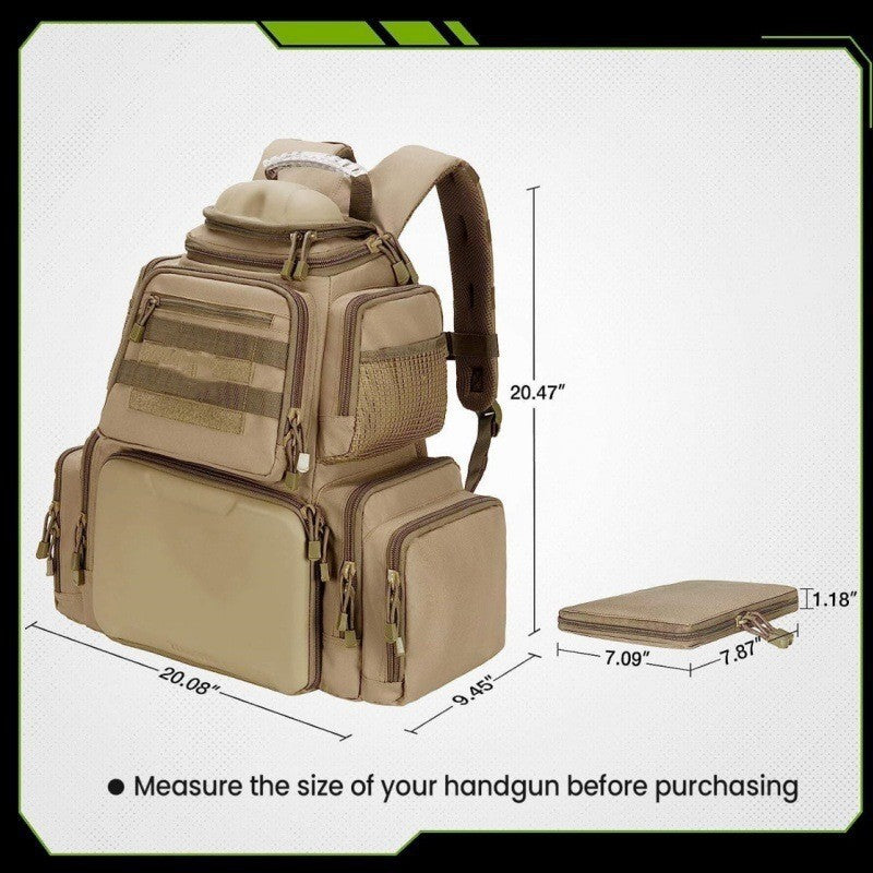 Tactical Multi-Compartment Adventure Backpack LoungeYard — product view 4