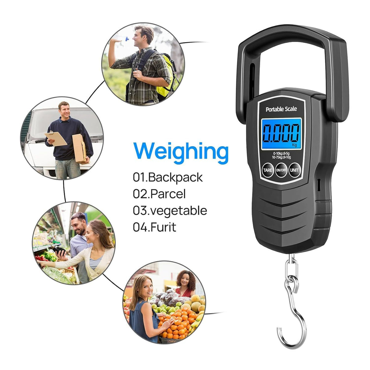 Digital Hanging Scale — product view 4