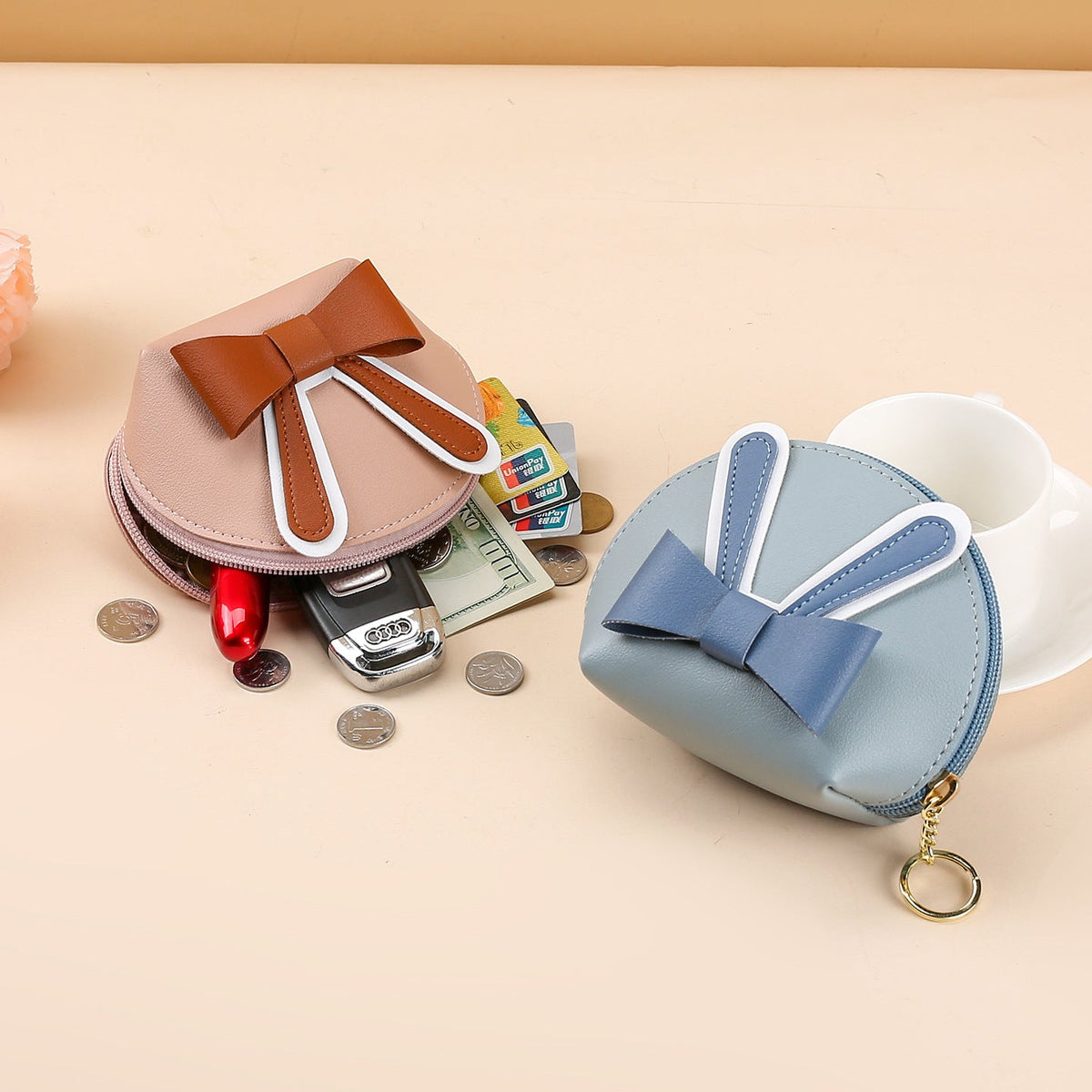 Cute Bunny-Themed Coin Pouch — product view 6