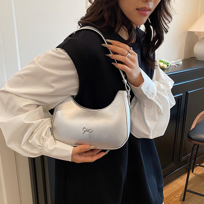 Stylish Bow Detail Shoulder Bag LoungeYard — product view 2