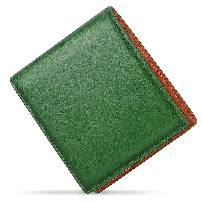 Premium Leather Bi-Fold Wallet LoungeYard — product view 3